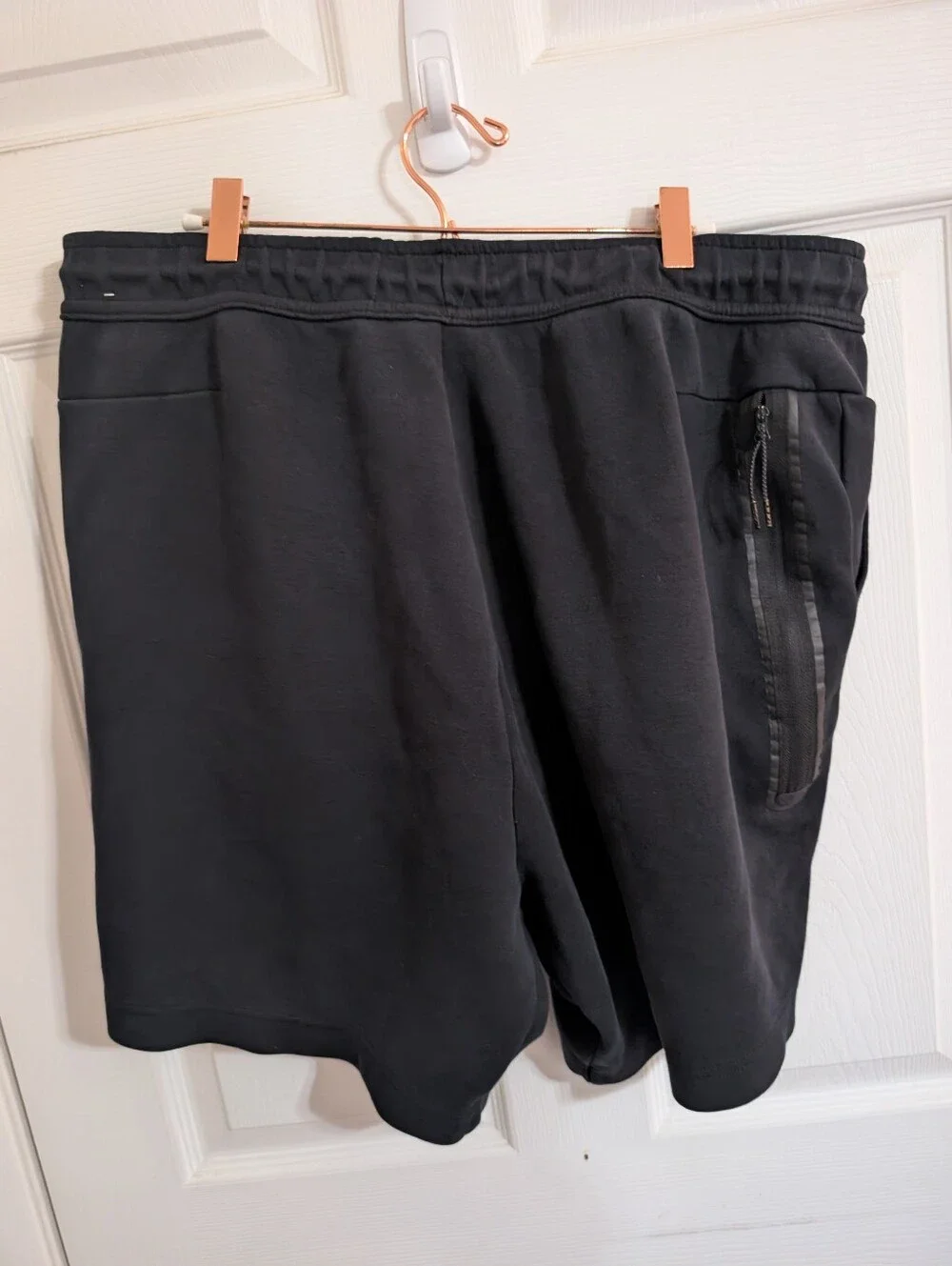 Nike Sportswear Tech Fleece Mens Shorts Black Size XXL 2XL *holes*